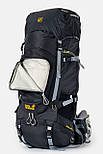 Туристичний рюкзак Jack Wolfskin Highland Trail 60L-2 чорний, фото 2