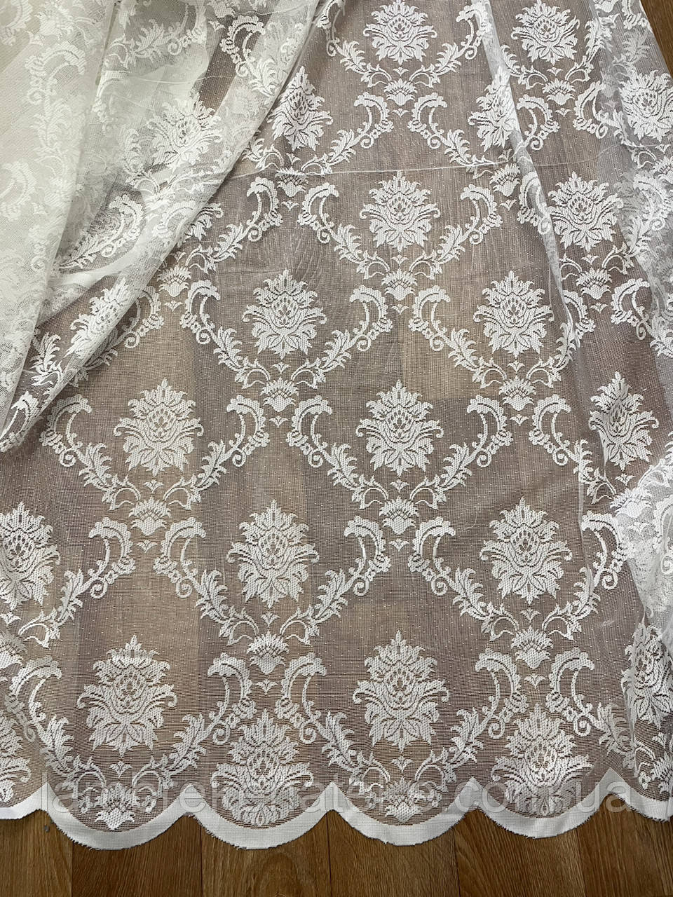 Тюль айворі вензель у зал спальню кухню, фото 1