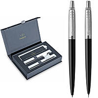 Набор Parker Jotter Bond Street Black CT BP+PCL, шариковая ручка + карандаш механический в подар. упак.
