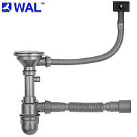 Сифон для кухонной мойки Wal Siphon - 011 3 1/2" - 50/40 мм