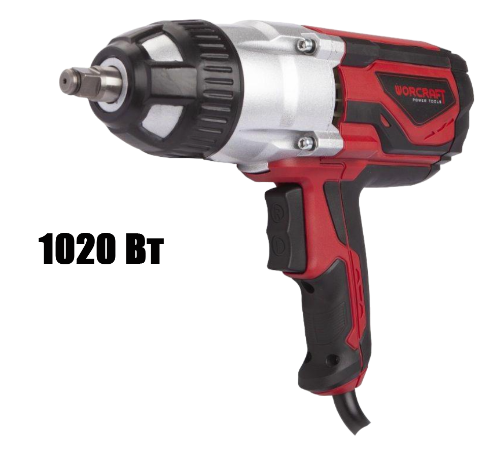 Потужний гайковерт 1020 Вт ударний Worcraft IW-1000A 500 Нм 26 000 об/хв, фото 1
