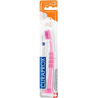 Детская зубная щетка Curaprox CS Baby з гумованою ручкою (0-4 років) Рожевий (CS Baby-01)