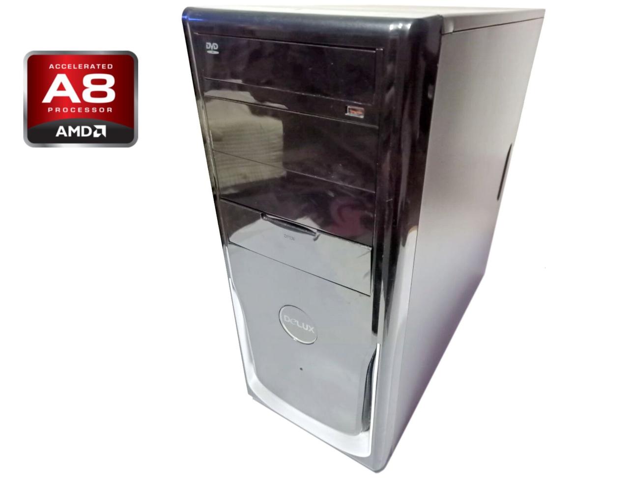 Комп'ютер Delux MT/ AMD A8-3870K/ 8 GB RAM/ 500 GB HDD/ Radeon HD 6550D/ 400W