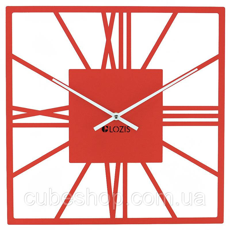 Годинник настінний New York Red