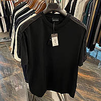 Мужская футболка Armani черного цвета, Стильная футболка армани, Футболки emporio armani