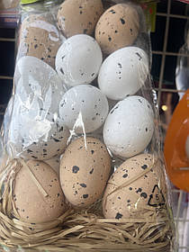 Пасхальні яйця 12 штук пасхальний декор