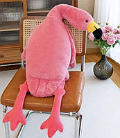 М'яка іграшка-подушка обіймашка Рожевий Фламінго, 150 см/іграшка-подушка для хлопчиків і дівчаток