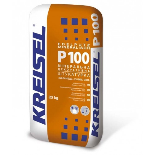 Kreisel Р100 1.5мм Штукатурка мінерал. декоративна "Барашек" 25кг