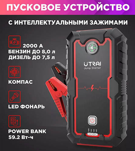 Пусковой бустер для автомобиля, Переносной стартер для автомобиля ...