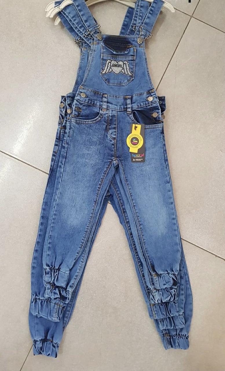 Комбінезон дитячий джинсовий для дівчинки, зріст 98 (3годи)