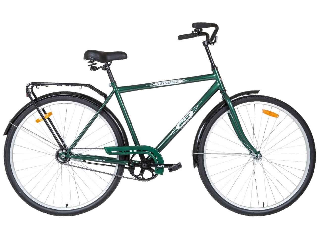 Велосипед АІСТ 28-130 / AIST City classic /Зелений  / Жіночий ,дорожній, міський (Товста рама) від RS AUTO