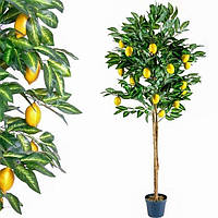 Искусственное дерево лимон 184 см.для дома офиса