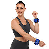 Обтяжувачі-манжети спортивні для рук Zelart FI-6221-1_5 2x0.75кг, фото 6