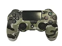 Джойстик игровой геймпад для PS4 беспроводной (Orig logo) Grey Камуфляж