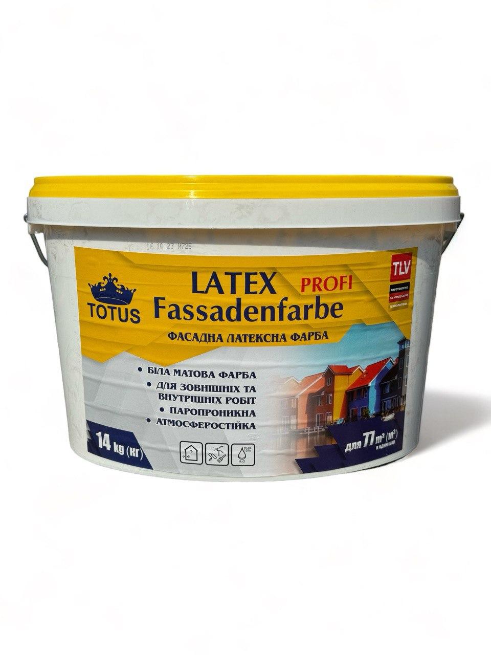 Фарба фасадна TOTUS Latex Fassadenfarbe 14 кг