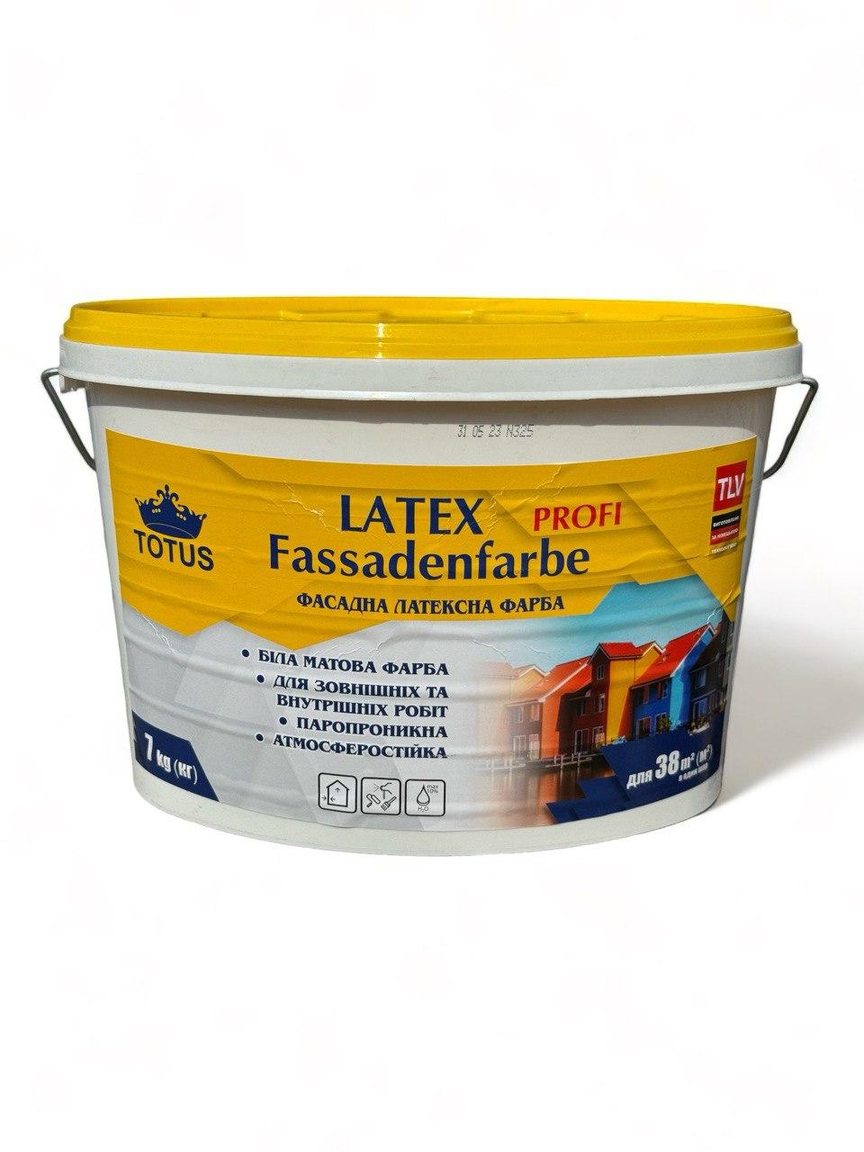 Фарба фасадна TOTUS Lateх Fassadenfarbe 7 кг