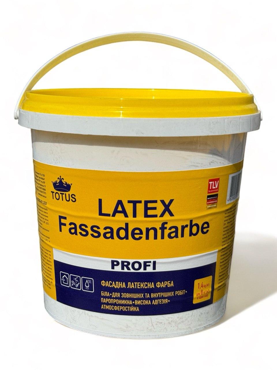 Фарба фасадна TOTUS Latex Fassadenfarbe 1.4 кг