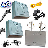 4G интернет для дачи, села, за город (Роутер HiLink D311 + Мощная антенна 34 Дб)