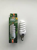 Энергосберегающая лампа ECO LIGHT 11W 11Вт E14 2700К теплый мягкий желтый свет