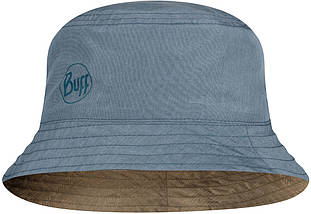 Двостороння панама Buff Travel Bucket Hat, S/M (Zadok Blue/Olive), фото 3