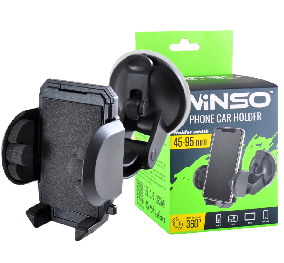 Тримач телефону поворотний 45-95мм "Winso" (201130)