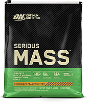 Гейнер Serious Mass Optimum Nutrition 5.44 кг Шоколад - Арахісова паста