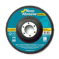 Круг пелюстковий Novoabrasive 125*22.23 мм P60 T27