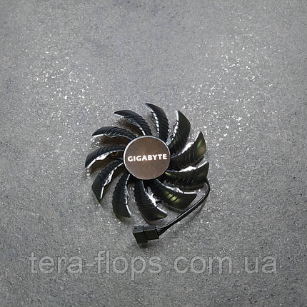 Вентилятор (кулер) Everflow для відеокарти Gigabyte GTX 1060 - 1080 Ti 1шт (T128010SU) (TF), фото 2