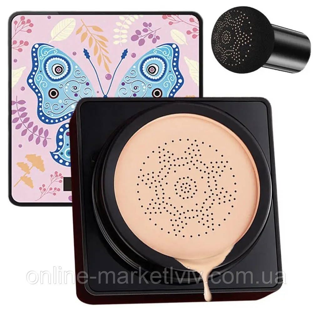 Кушон для обличчя + спонжик Beauty Linasi Senana Marina, Тон 01 / Зволожуючий тональний крем / Крем-пудра, фото 1
