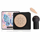 Кушон для обличчя + спонжик Beauty Linasi Senana Marina, Тон 01 / Зволожуючий тональний крем / Крем-пудра, фото 3