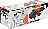 Кутова шліфувальна машина 1400 Вт 125 мм з контролем швидкості YATO YT-82098, фото 3