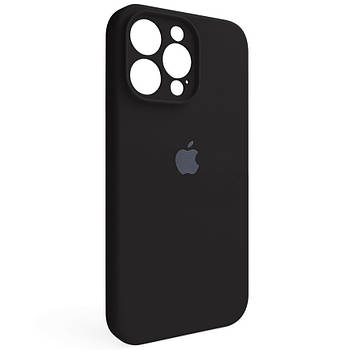 Чохол Silicone Full Camera для Apple iPhone 15 Pro Max Black