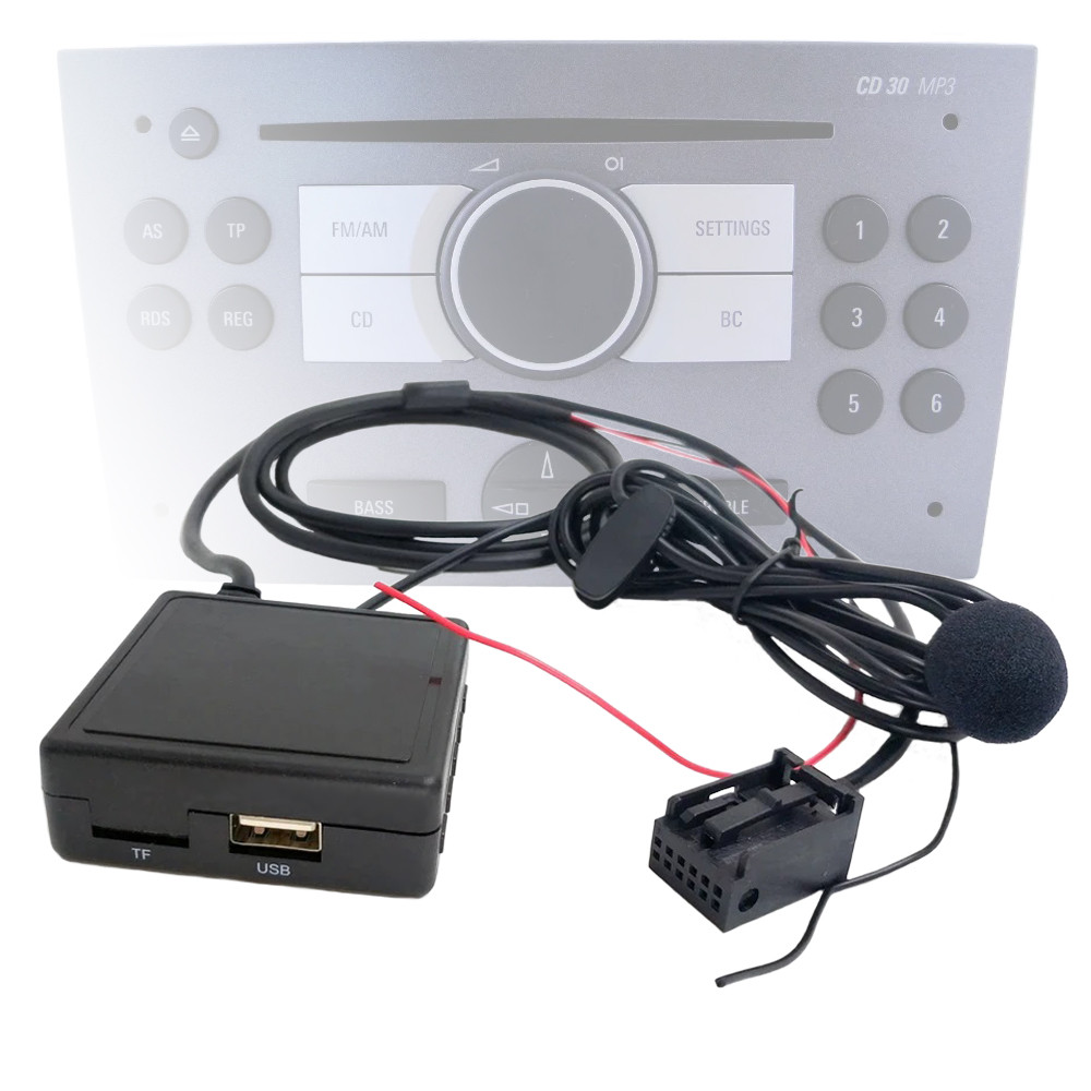 Блютуз модуль USB гучний зв'язок для Opel CD30 CD70 CDC40 DVD90 [v.5.0/12pin]