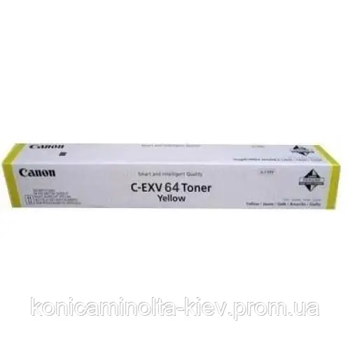 Картридж для лазерного принтера Canon C-EXV64 toner yellow Жовтий (5756C002AA)