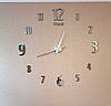 Великий настінний 3D годинник ZH1725, дзеркальні, 60-120 см, фото 2