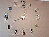 Великий настінний 3D годинник ZH1725, дзеркальні, 60-120 см, фото 5