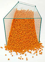 Посипка помаранчеві кульки 2 мм 50 грам