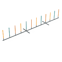 Слалом для собак, довжина 6 метрів (Kidigo ТМ)