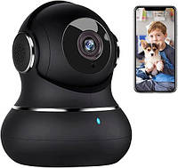 Litokam 2K камера для внутрішнього спостереження, камери 360° для домашньої безпеки в приміщенні з виявленням руху,