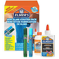 Набір для створення слаймів Elmer's Mini Starter Kit 4 шт. Активатор, Клей Прозорий, Клей з Блискітками (00852)