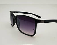 Мужские солнцезащитные очки Ray Ban (Рэй-Бен), стильные, спортивные, черные, очки Wayfarer