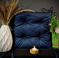 Подушка на стілець DOTINEM COLOR, синя, 40х40 см