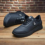 Чоловічі кросівки великих розмірів, Кросівки 46,47,48,49,50 розміру осінь-весна з натуральної шкіри *М-17*, фото 5