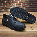 Чоловічі кросівки великих розмірів, Кросівки 46,47,48,49,50 розміру осінь-весна з натуральної шкіри *М-17*, фото 6