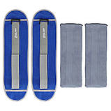 Обтяжувачі-манжети для рук та ніг водонепроникні 2х2 кг Zelart FI-7210-4, фото 4