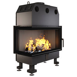 Камінна топка кутова SAVEN Energy 85х50х47L Black (17,0 kW) ECO