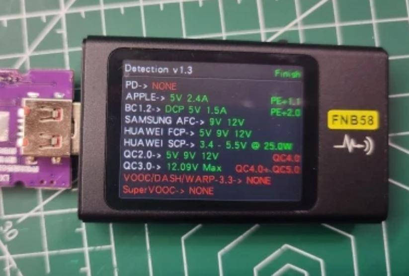 Плата повербанка PD 22,5 ватт с экраном Модуль для