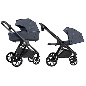 Коляска 2 в 1 Carrello Omega Каррелло Омега CRL-6540, Meteor Grey