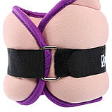 Обтяжувачі-манжети для рук із фіксацією на великому пальці 2х1 кг Zelart FI-1965-2, фото 8