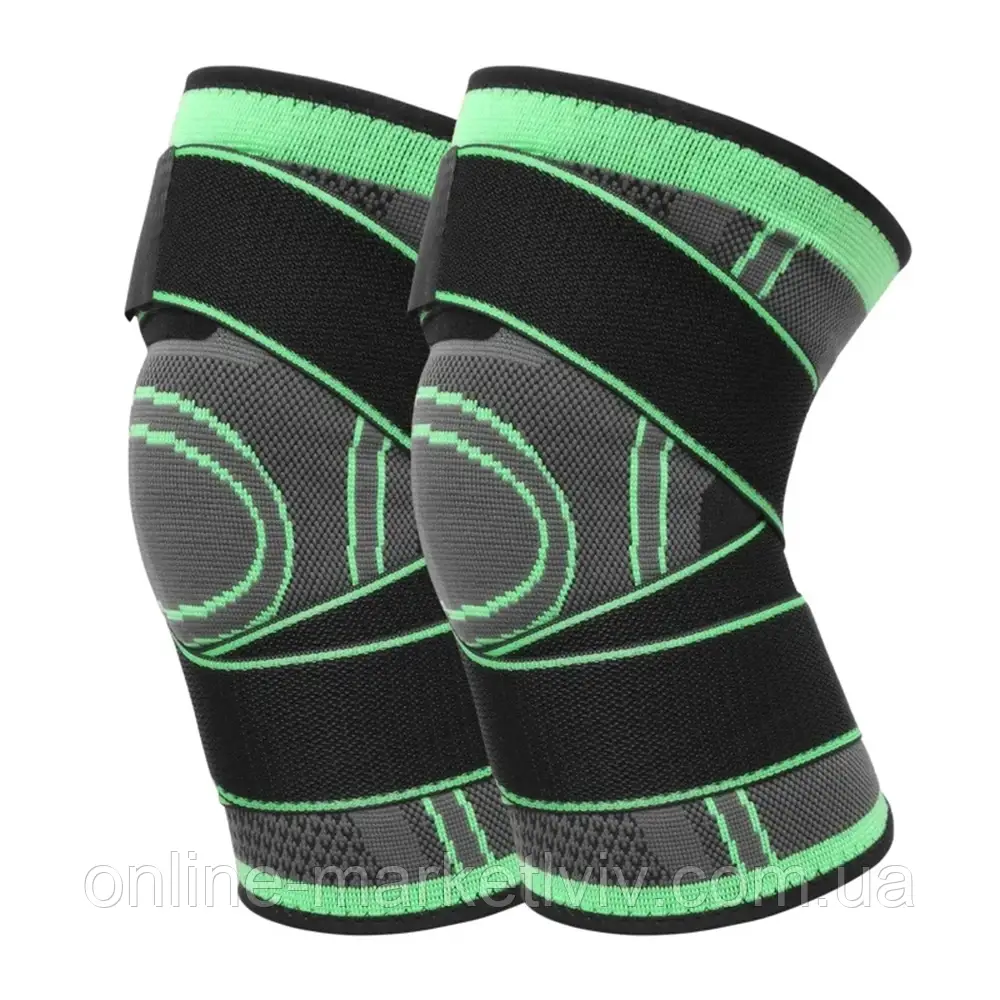 Набір 2шт Бандаж колінного суглоба KNEE SUPPORT WN-26, Розмір XL / Фіксатор коліна / Наколінник еластичний